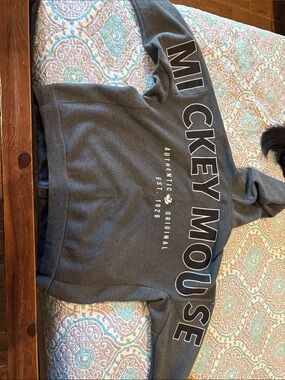 Disney Gray Mickey Mouse Bomber Jacket 1928 Authentic Original